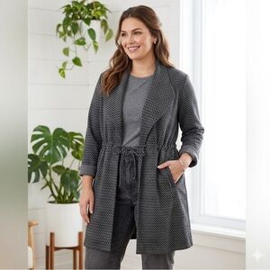 Orange Fashion Village Geometric Cardigan | Size L/XL